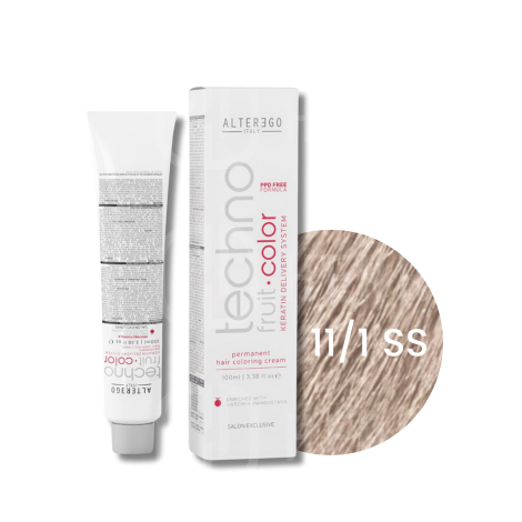ALTER EGO TECHNOFRUIT trwała farba do włosów z keratyną 100 ml | 11/1