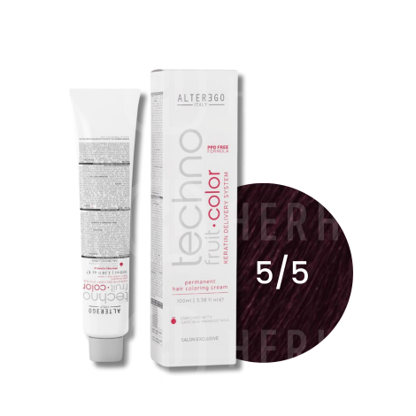 ALTER EGO TECHNOFRUIT trwała farba do włosów z keratyną 100 ml | 5/5