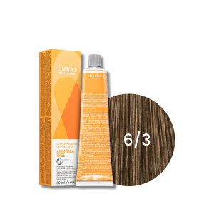 LONDA PROFESSIONAL AMMONIA FREE półtrwała farba do włosów 60 ml | 6/3