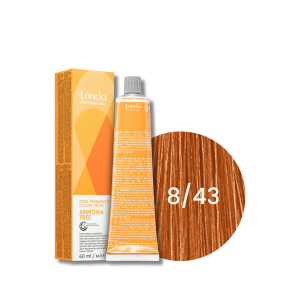 LONDA PROFESSIONAL AMMONIA FREE półtrwała farba do włosów 60 ml | 8/43