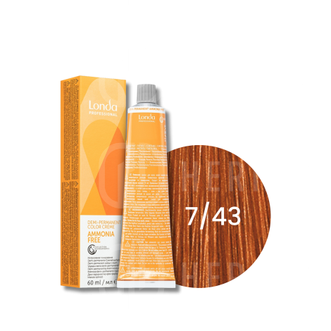 LONDA PROFESSIONAL AMMONIA FREE półtrwała farba do włosów 60 ml | 7/43