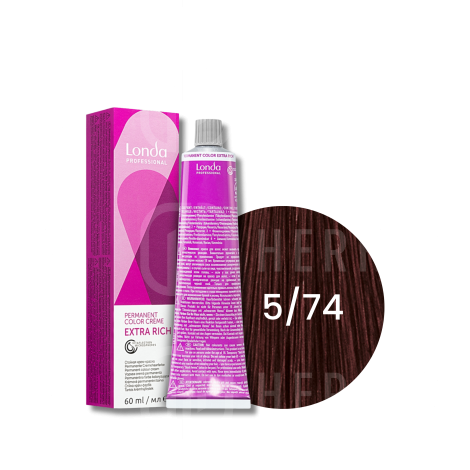 LONDA PROFESSIONAL EXTRA RICH trwała farba do włosów 60 ml | 5/74