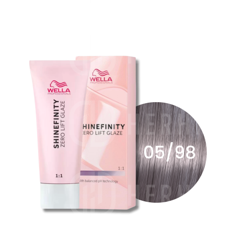 WELLA SHINEFINITY Zero Lift Glaze półtrwała farba do włosów 60 ml | 05/98