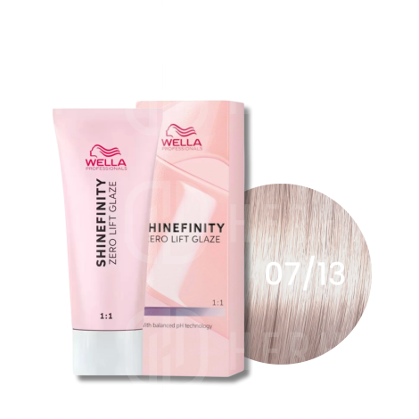 WELLA SHINEFINITY Zero Lift Glaze półtrwała farba do włosów 60 ml | 07/13