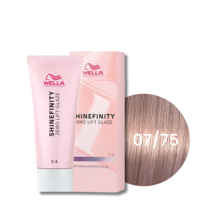 WELLA SHINEFINITY Zero Lift Glaze półtrwała farba do włosów 60 ml | 07/75