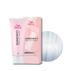 WELLA SHINEFINITY Zero Lift Glaze półtrwała farba do włosów 60 ml | 08/8