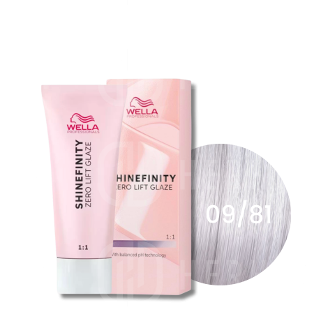 WELLA SHINEFINITY Zero Lift Glaze półtrwała farba do włosów 60 ml | 09/81
