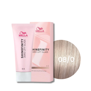 WELLA SHINEFINITY Zero Lift Glaze półtrwała farba do włosów 60 ml | 08/0