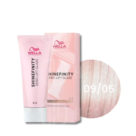 WELLA SHINEFINITY Zero Lift Glaze półtrwała farba do włosów 60 ml | 09/05