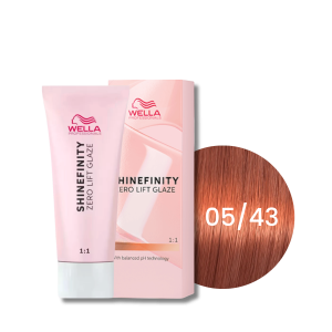 WELLA SHINEFINITY Zero Lift Glaze półtrwała farba do włosów 60 ml | 05/43