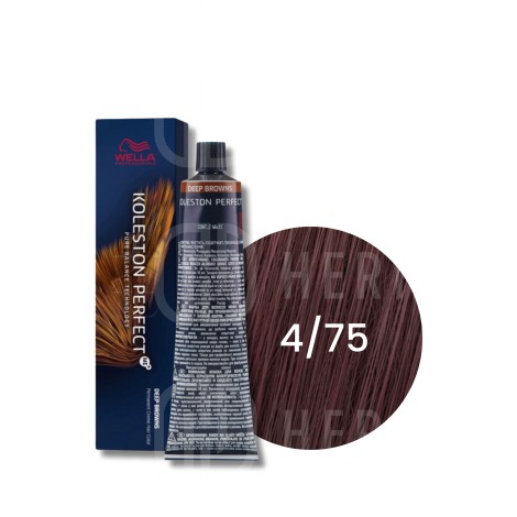 WELLA KOLESTON PERFECT ME+ trwała farba do włosów 60 ml | 4/75