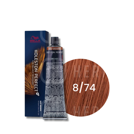 WELLA KOLESTON PERFECT ME+ trwała farba do włosów 60 ml | 8/74