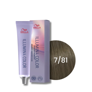 WELLA ILLUMINA COLOR rozświetlająca trwała farba do włosów 60 ml | 7/81