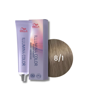 WELLA ILLUMINA COLOR rozświetlająca trwała farba do włosów 60 ml | 8/1