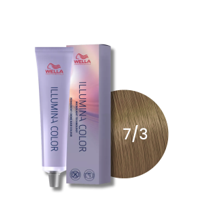 WELLA ILLUMINA COLOR rozświetlająca trwała farba do włosów 60 ml | 7/3