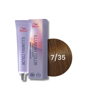 WELLA ILLUMINA COLOR rozświetlająca trwała farba do włosów 60 ml | 7/35