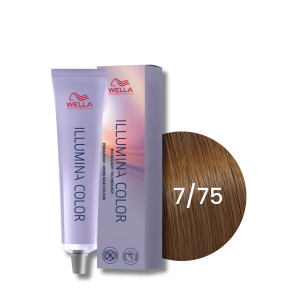 WELLA ILLUMINA COLOR rozświetlająca trwała farba do włosów 60 ml | 7/75