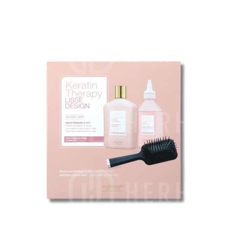 ALFAPARF KERATIN THERAPY zestaw | szampon + odżywka + szczotka