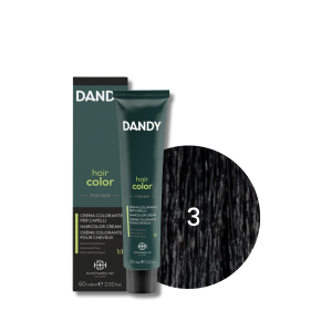DANDY HAIR COLOR FOR MEN krem koloryzujący odsiwiacz 60 ml | Cover 3