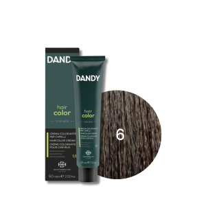 DANDY HAIR COLOR FOR MEN krem koloryzujący odsiwiacz 60 ml | Cover 6