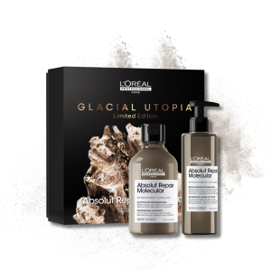 L'OREAL ABSOLUT REPAIR MOLECULAR Glacial Utopia zestaw | szampon + serum - image 2