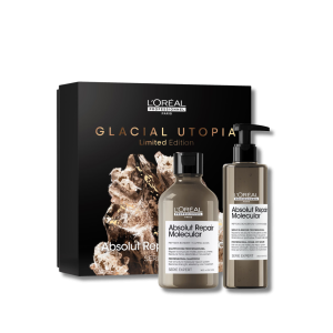 L'OREAL ABSOLUT REPAIR MOLECULAR Glacial Utopia zestaw | szampon + serum