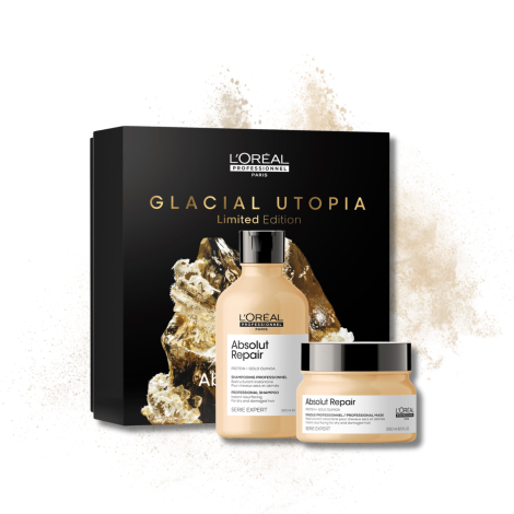 L'OREAL ABSOLUT REPAIR Glacial Utopia zestaw | szampon + maska - 2