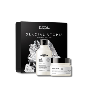 L'OREAL METAL DETOX Glacial Utopia zestaw | szampon + maska