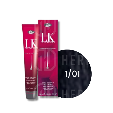 LISAP LK OPC trwała farba do włosów z olejkami 100 ml | 1/01