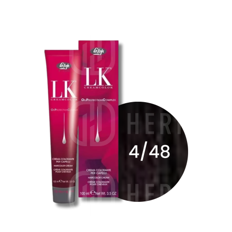 LISAP LK OPC trwała farba do włosów z olejkami 100 ml | 4/48