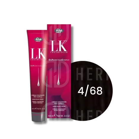 LISAP LK OPC trwała farba do włosów z olejkami 100 ml | 4/68
