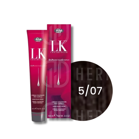 LISAP LK OPC trwała farba do włosów z olejkami 100 ml | 5/07