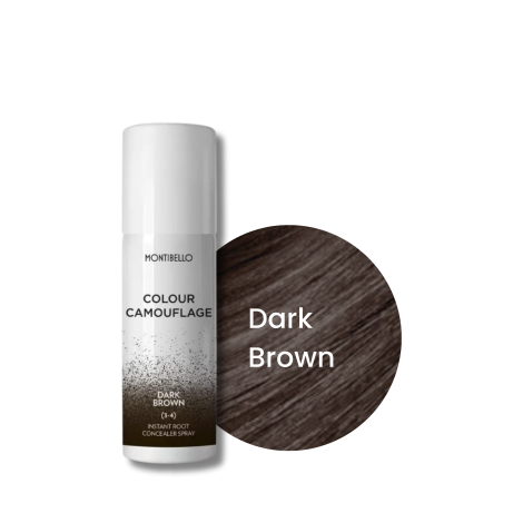 MONTIBELLO COLOUR CAMOUFLAGE spray na odrosty 125 ml | Dark Brown