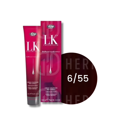 LISAP LK OPC trwała farba do włosów z olejkami 100 ml | 6/55