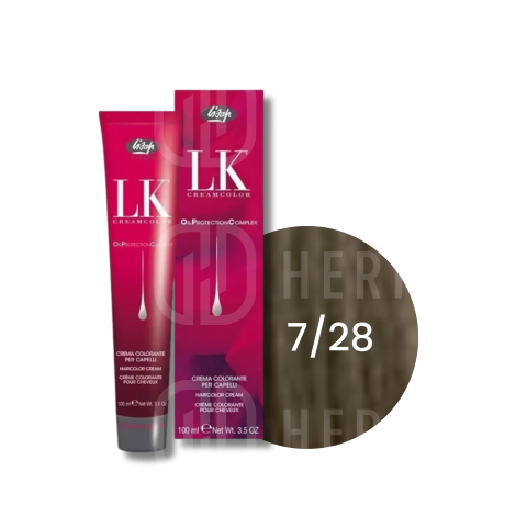 LISAP LK OPC trwała farba do włosów z olejkami 100 ml | 7/28
