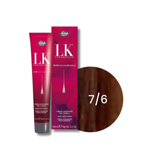 LISAP LK OPC trwała farba do włosów z olejkami 100 ml | 7/6