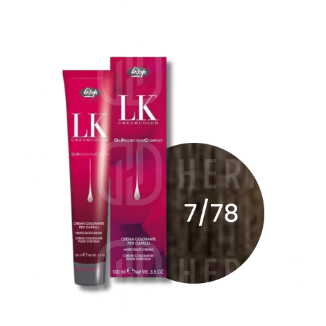 LISAP LK OPC trwała farba do włosów z olejkami 100 ml | 7/78