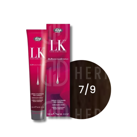 LISAP LK OPC trwała farba do włosów z olejkami 100 ml | 7/9