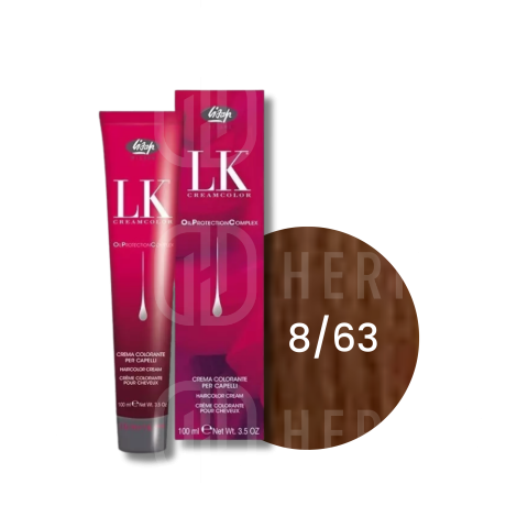 LISAP LK OPC trwała farba do włosów z olejkami 100 ml | 8/63