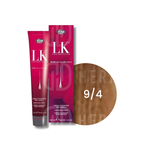LISAP LK OPC trwała farba do włosów z olejkami 100 ml | 9/4