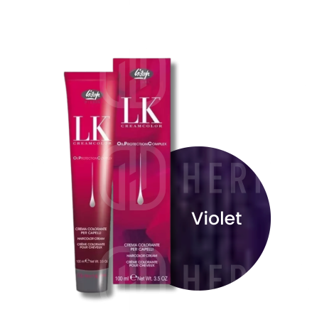 LISAP LK OPC trwała farba do włosów z olejkami 100 ml | Violet