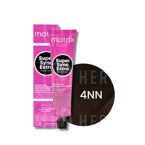 MATRIX SUPER SYNC EXTRA toner alkaiczny do włosów 90 ml | 4NN