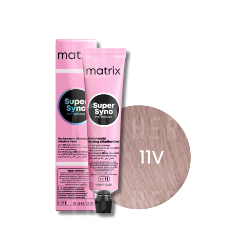 MATRIX SUPER SYNC PRE-BONDED rozświetlający toner do włosów 90 ml | 4N