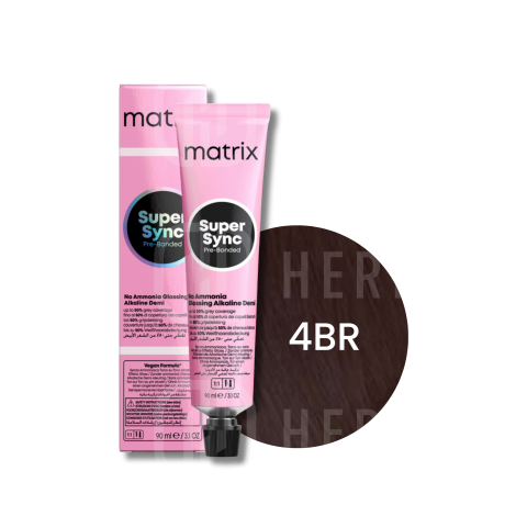 MATRIX SUPER SYNC PRE-BONDED rozświetlający toner do włosów 90 ml | 6BR