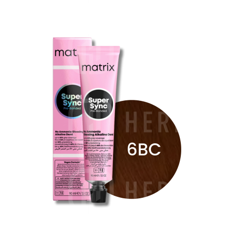 MATRIX SUPER SYNC PRE-BONDED rozświetlający toner do włosów 90 ml | 6P