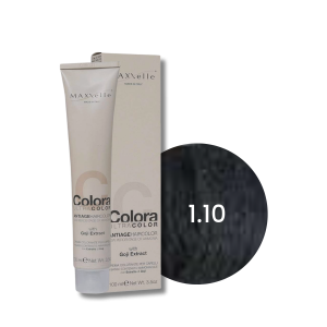 MAXXELLE COLORA ULTRA COLOR trwała farba do włosów anti-age 100 ml | 1.10