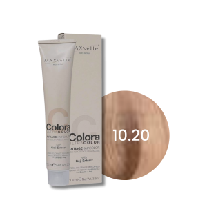 MAXXELLE COLORA ULTRA COLOR trwała farba do włosów anti-age 100 ml | 10.20