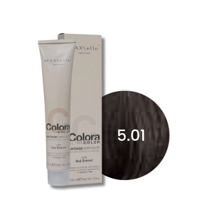 MAXXELLE COLORA ULTRA COLOR trwała farba do włosów anti-age 100 ml | 5.01