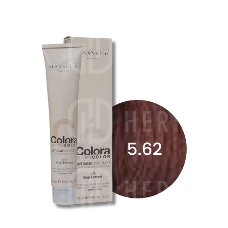 MAXXELLE COLORA ULTRA COLOR trwała farba do włosów anti-age 100 ml | 5.62