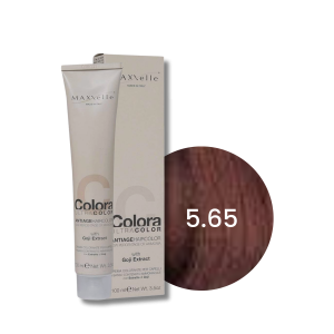 MAXXELLE COLORA ULTRA COLOR trwała farba do włosów anti-age 100 ml | 5.65